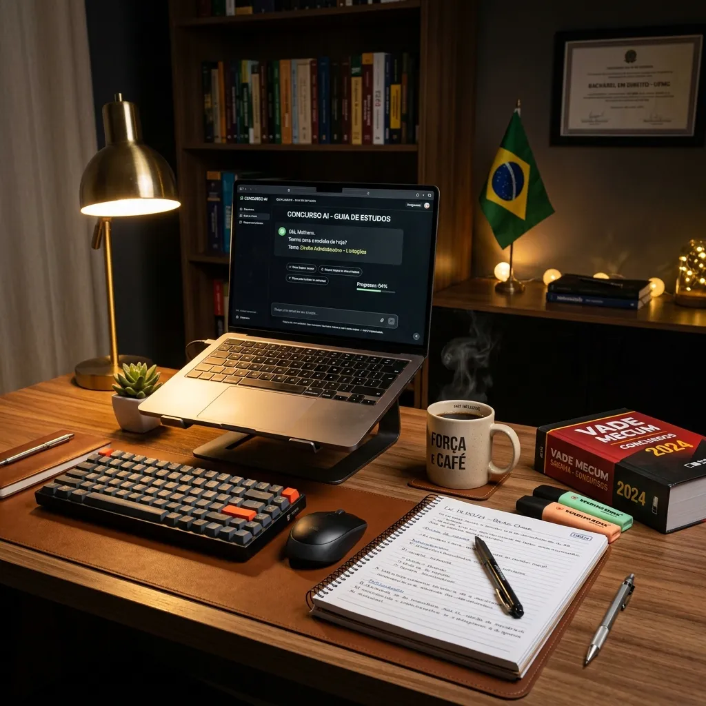 Como Estudar para Concursos com Inteligência Artificial