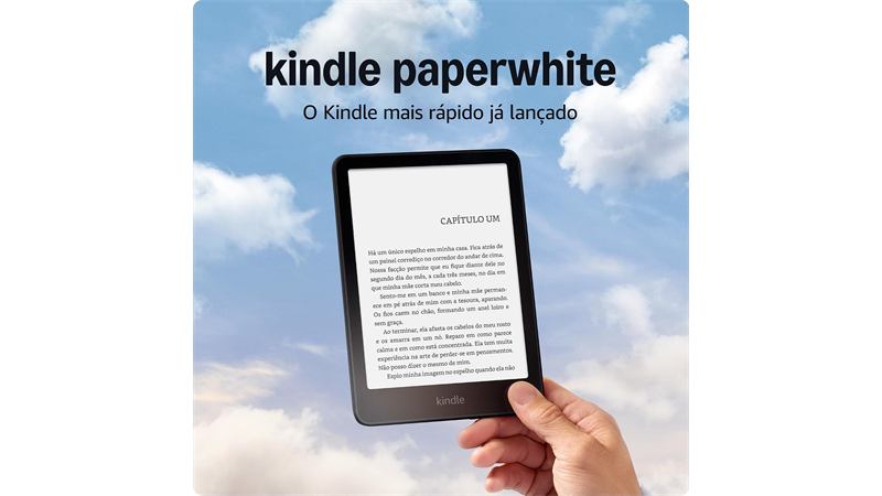 Kindle Paperwhite 16 GB Geração Mais Recente Modelo Preto Oficial
