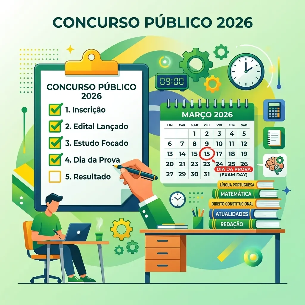 Os 5 Maiores Concursos Públicos Previstos para 2026 (Mais de 50 Mil Vagas!)