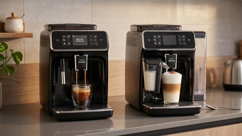 Philips Walita Série 2300 vs 4400 LatteGo: Qual Vale Mais a Pena?