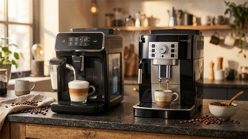Philips Walita LatteGo vs DeLonghi Magnifica S